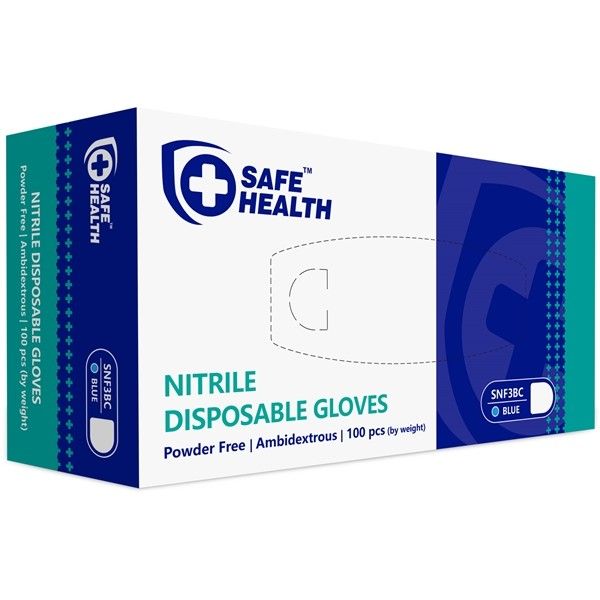 BERICAH SKIN BLU PRO GUANTI NITRILE NON TALCATI 100PZ MIS.S